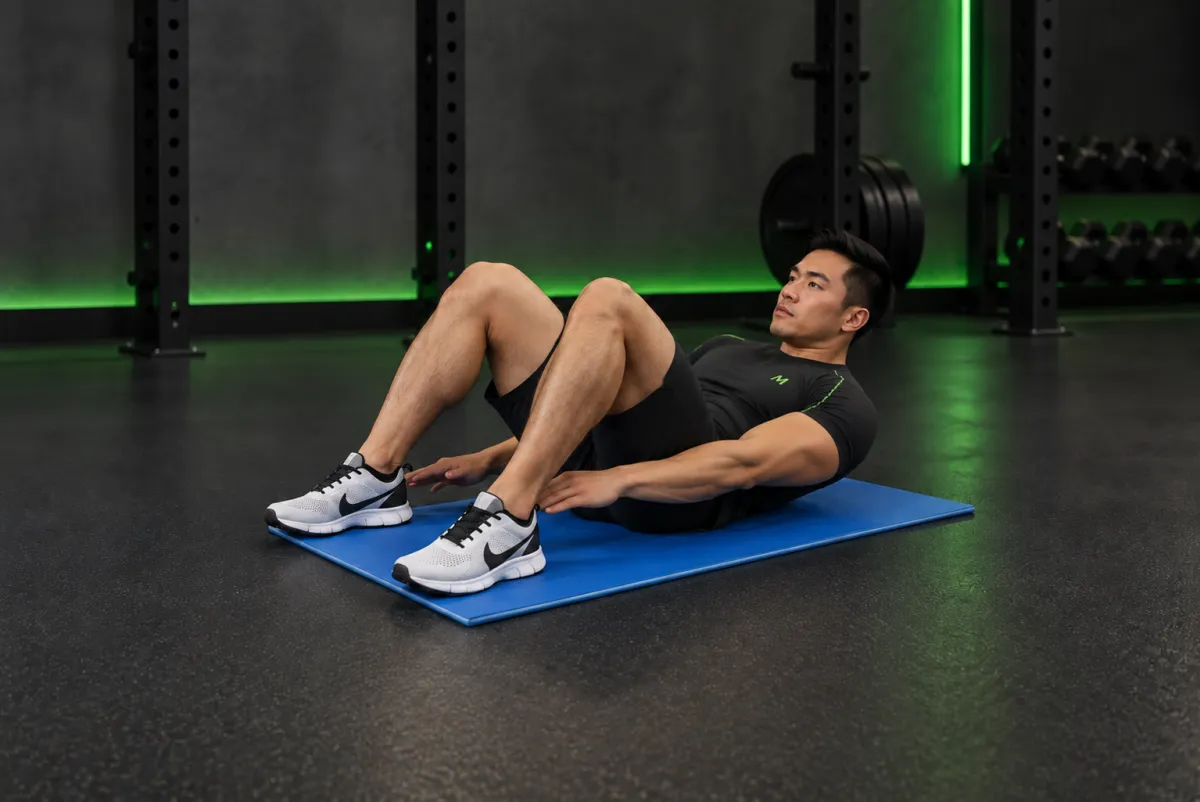 Chạm gót luân phiên (alternate heel touchers) (Kết thúc)