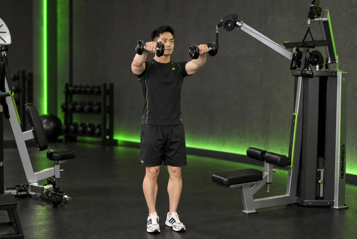 Alternating Deltoid Raise (End)