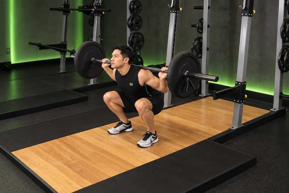 Barbell Full Squat (End)