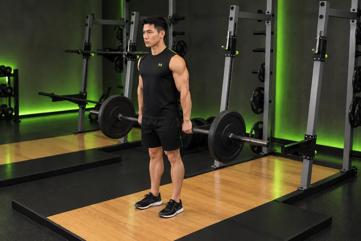 Barbell Hack Squat (End)