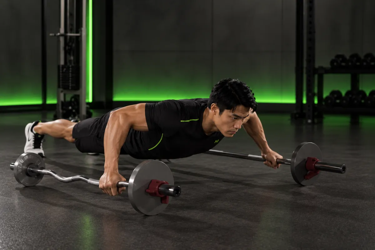 Ép ngực với trọng lượng cơ thể (bodyweight flyes) (Kết thúc)