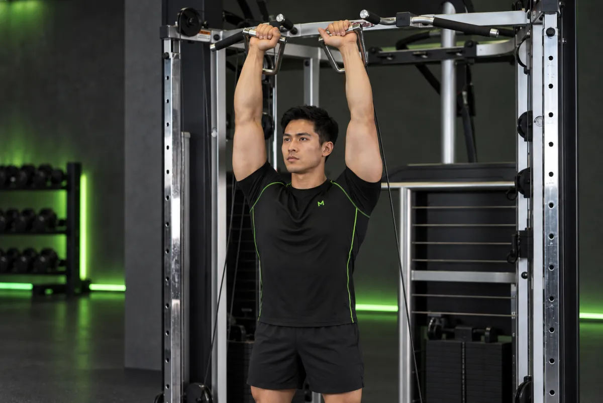 Cable Shoulder Press (End)