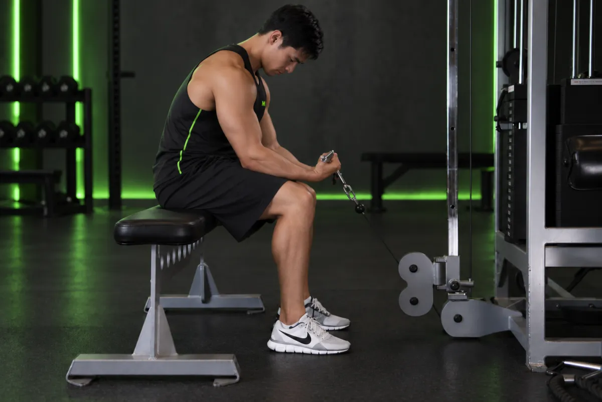 Cable Wrist Curl (End)