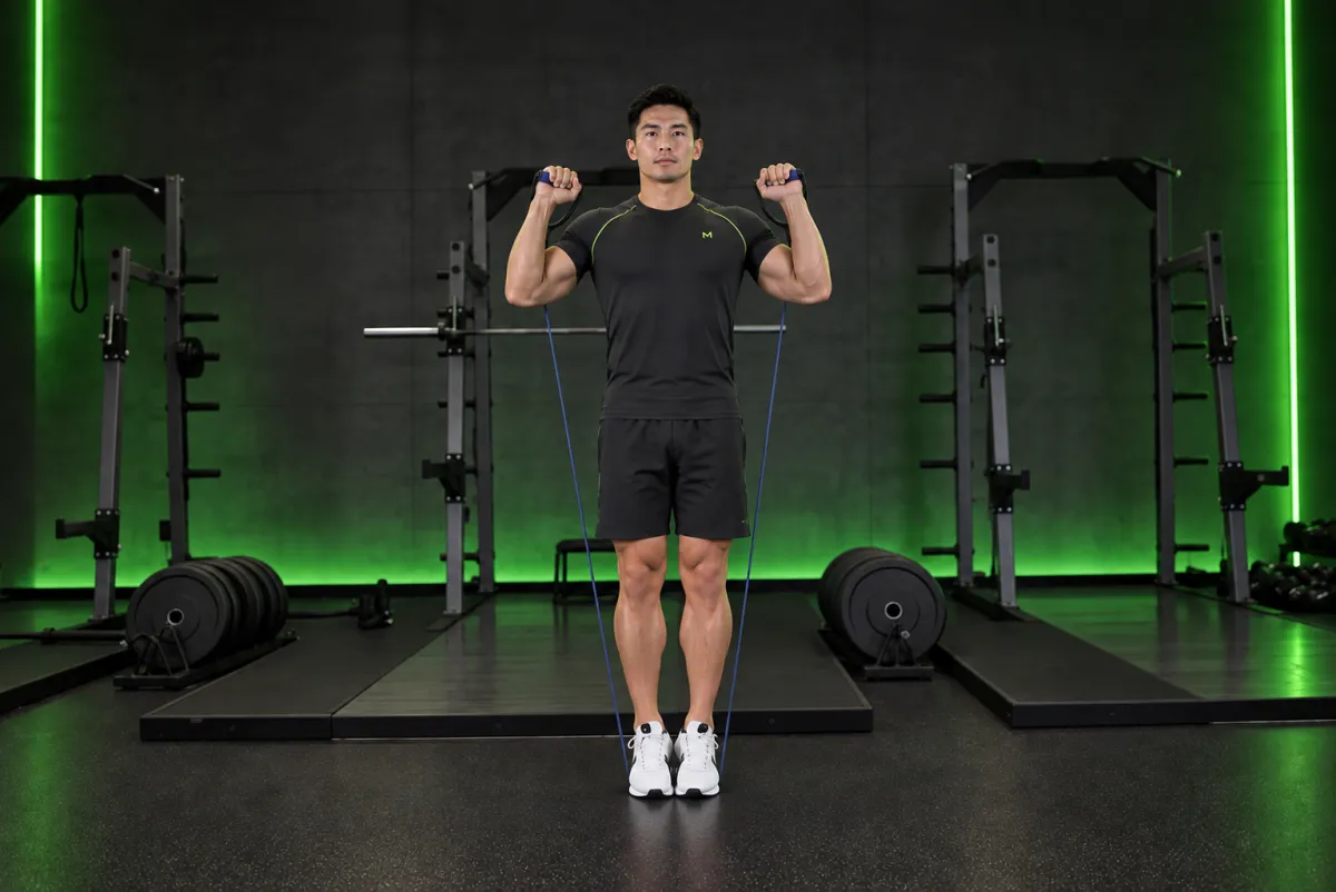 Nhón bắp chân với dây kháng lực (Kết thúc)