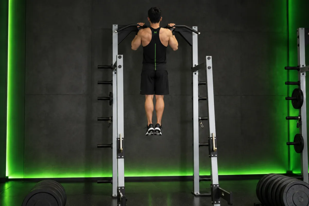 Hít xà nắm ngửa (chin-up) (Kết thúc)