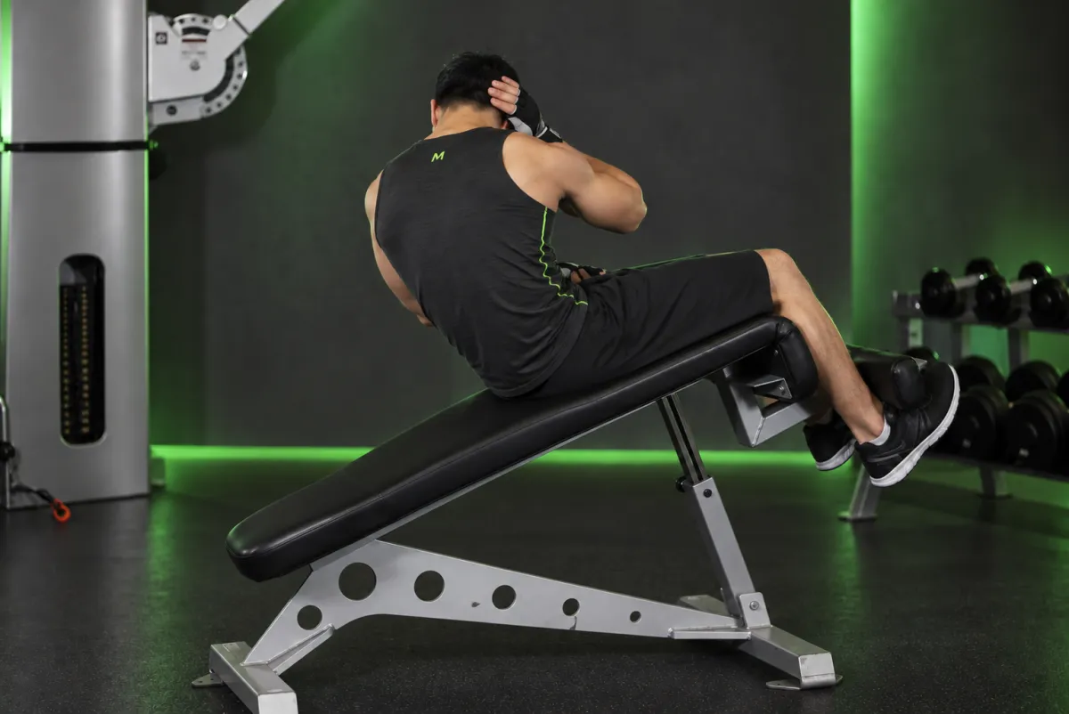 Decline Oblique Crunch (End)