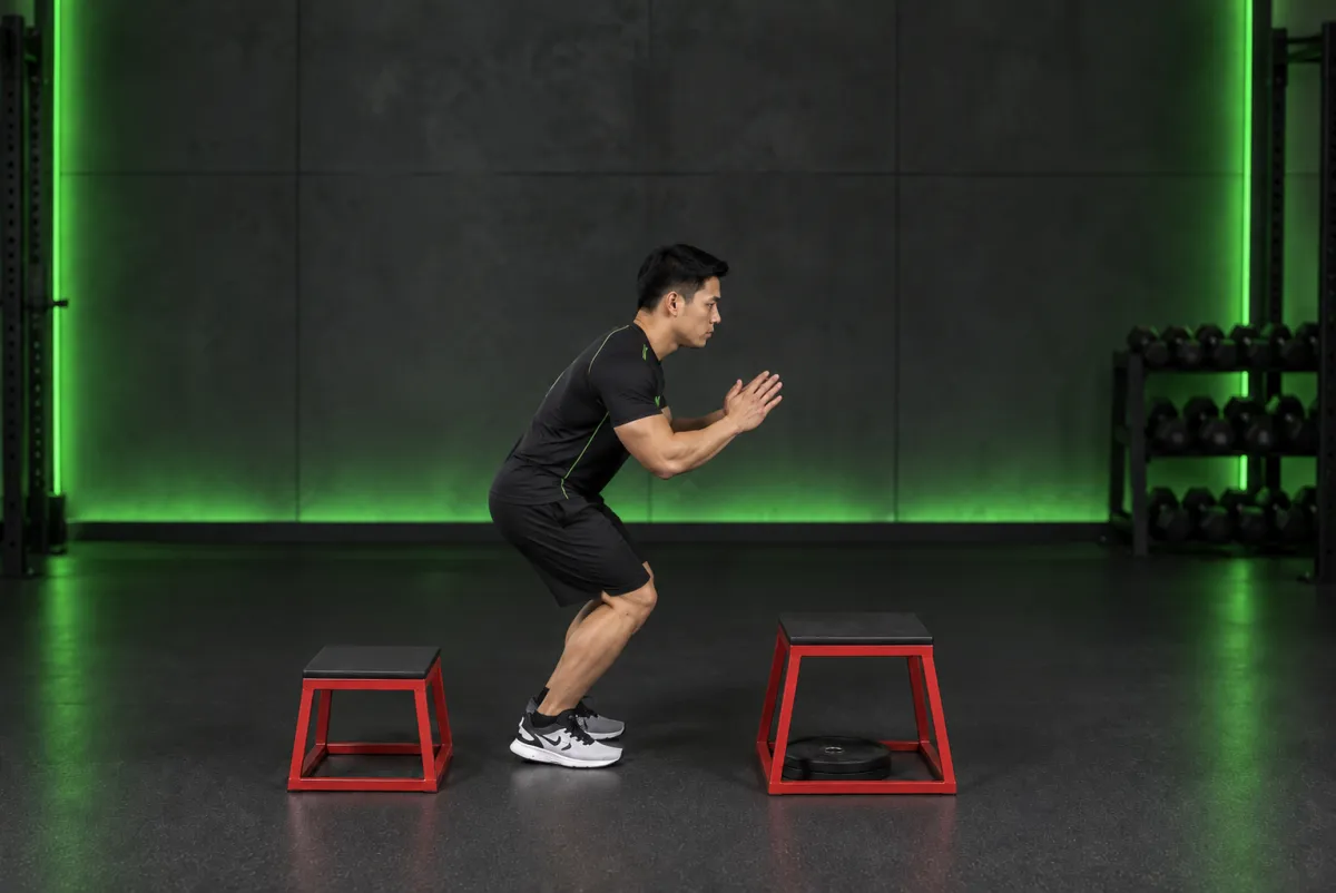 Depth Jump Leap (End)