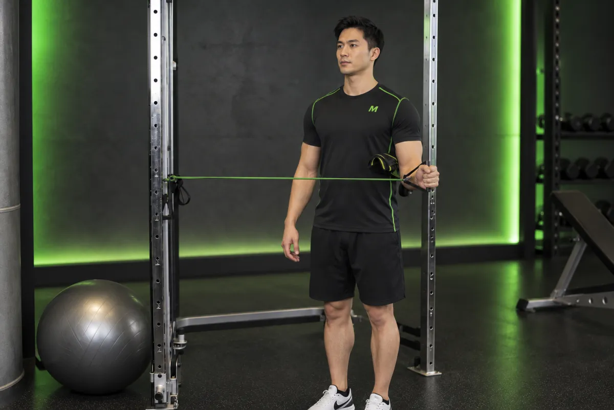External Rotation with Band (End)