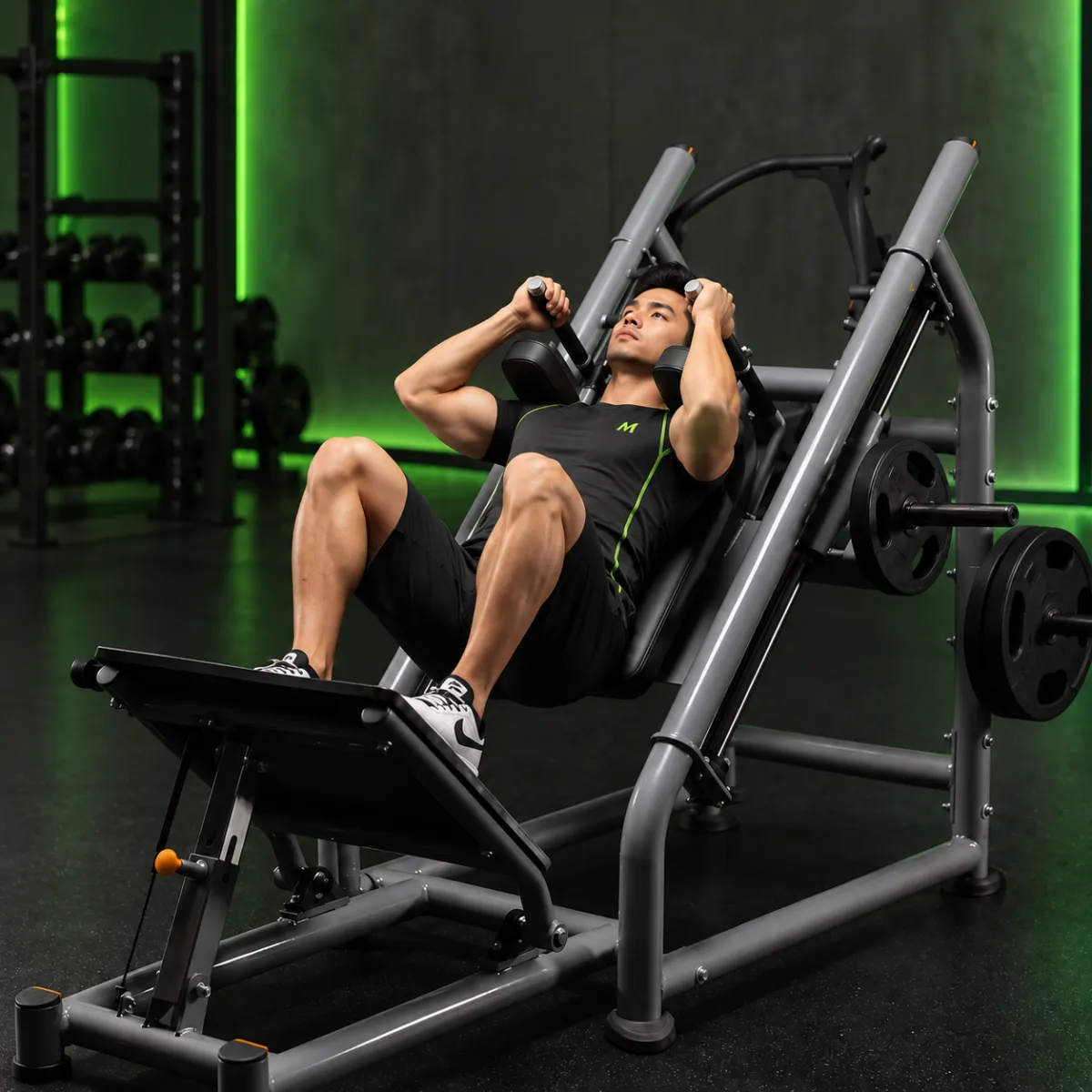 Hack squat trên máy (hack squat) (Kết thúc)