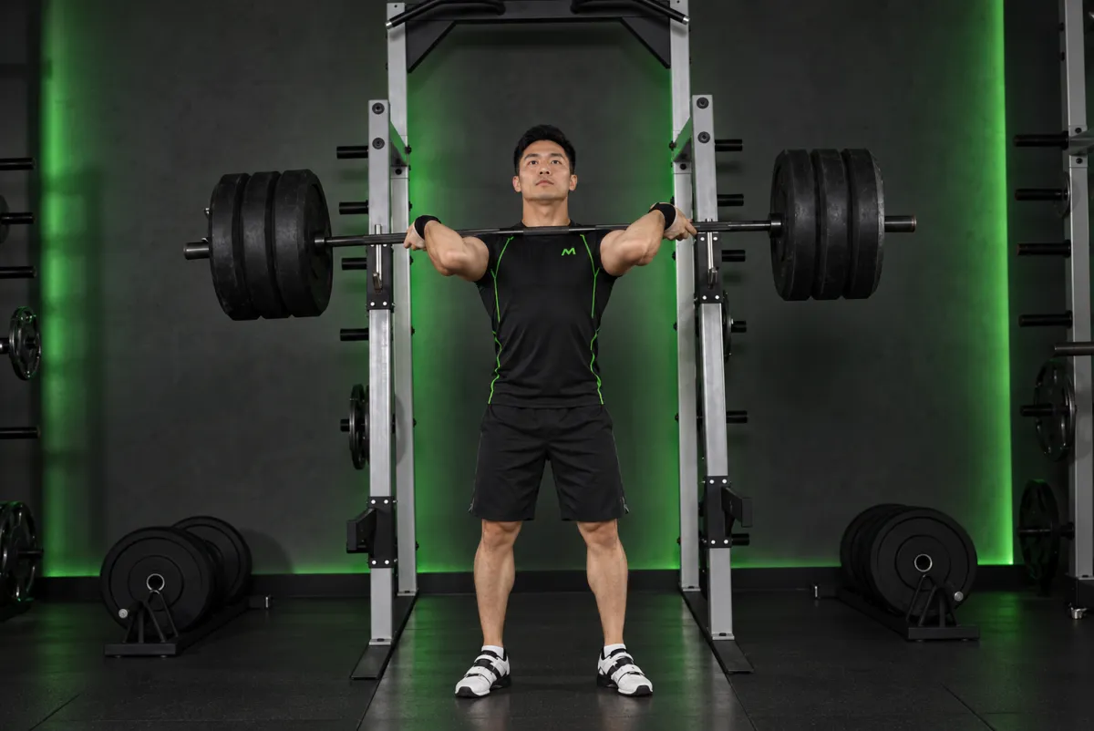 Jerk Dip Squat (Start)