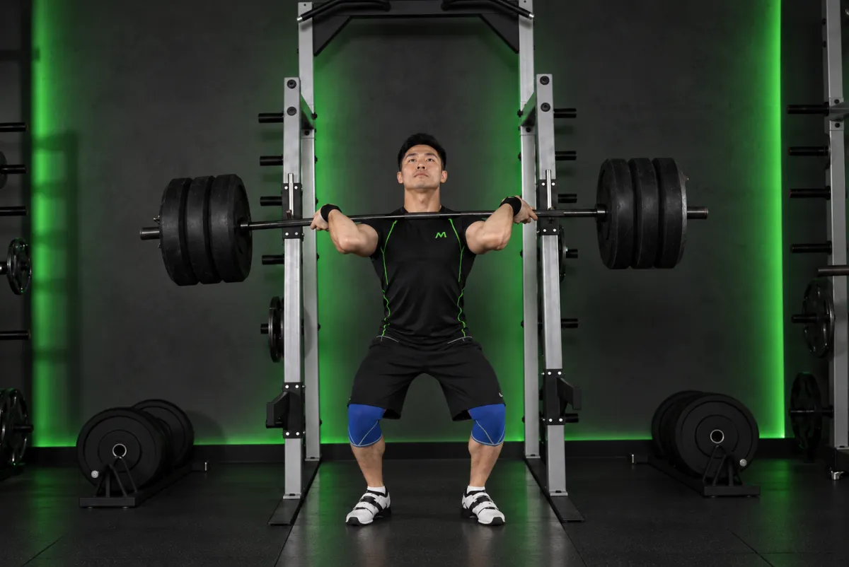 Jerk Dip Squat (End)