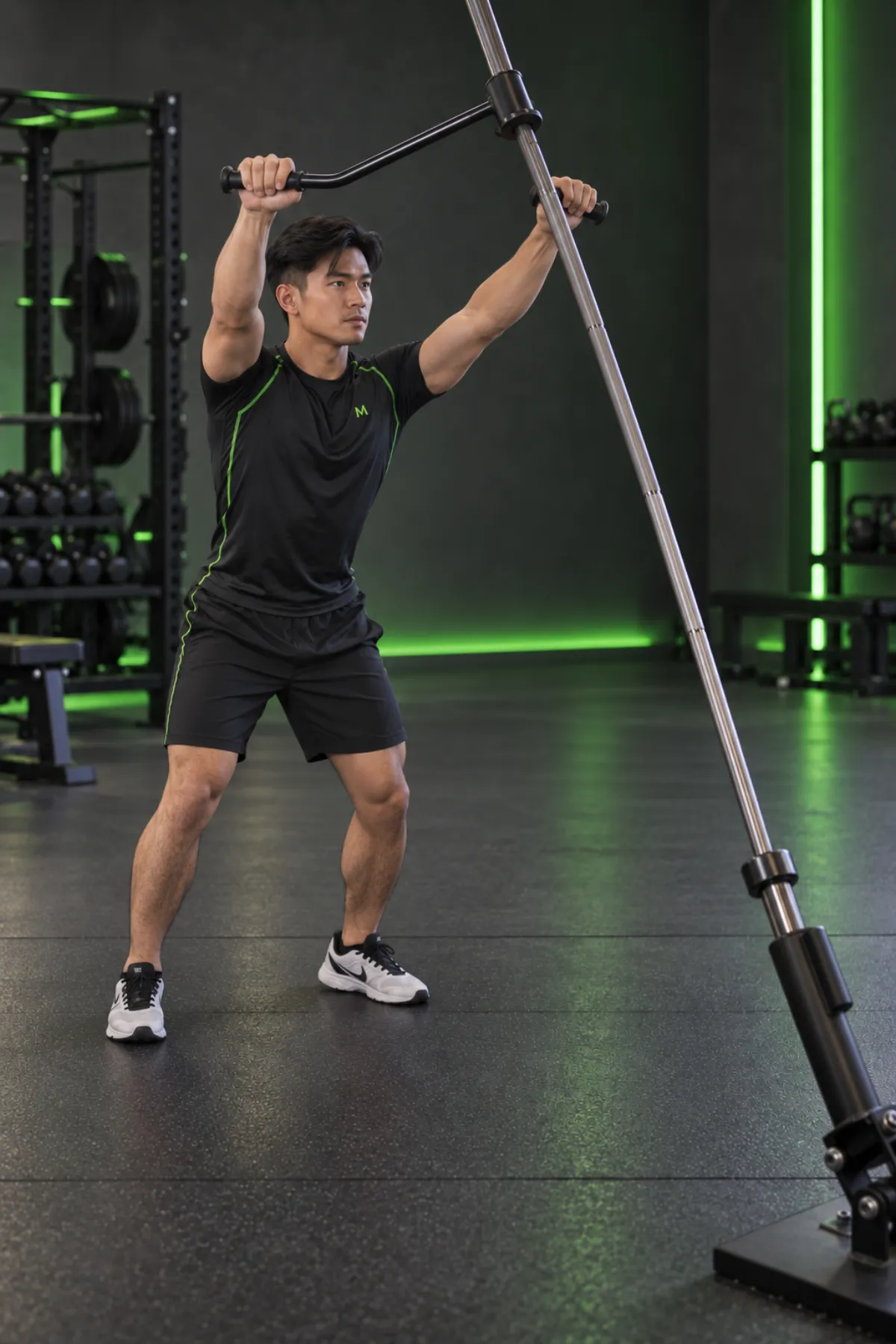 Landmine linear jammer (đẩy thanh tạ theo đường thẳng) (Kết thúc)