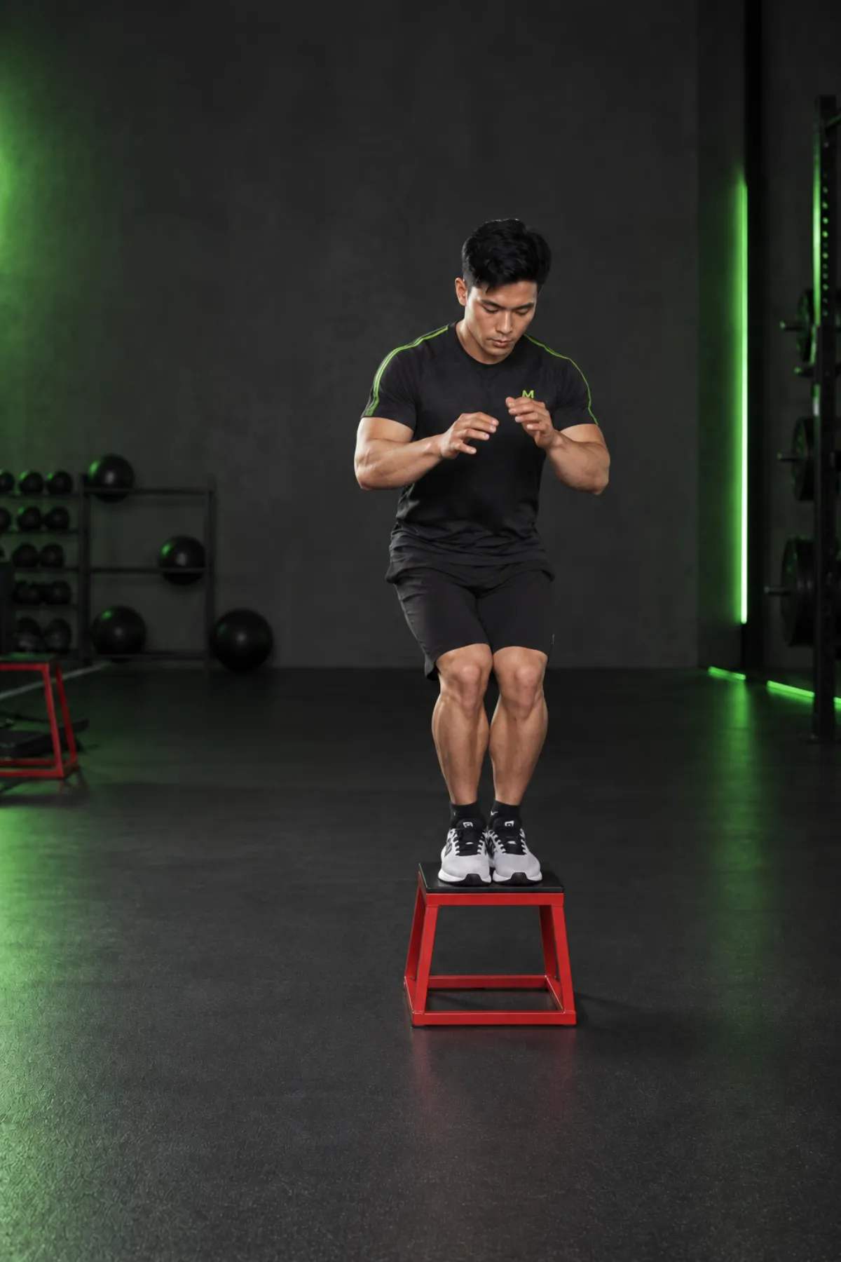 Lateral Box Jump (End)