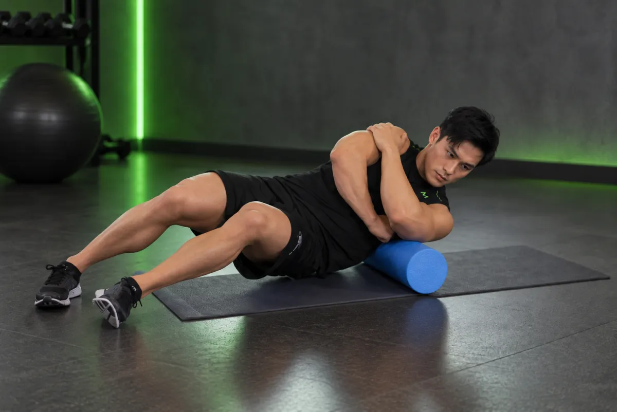 Lăn con lăn cơ xô (latissimus dorsi SMR) (Kết thúc)