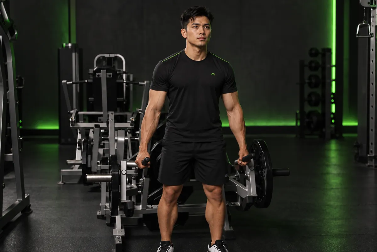 Deadlift trên máy leverage (Kết thúc)