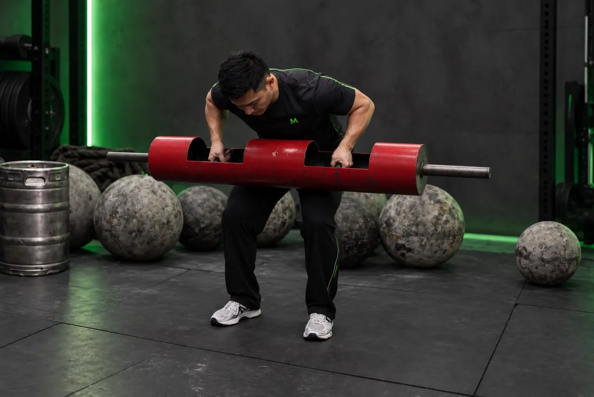 Nâng khúc gỗ lên đầu (log lift) (Kết thúc)