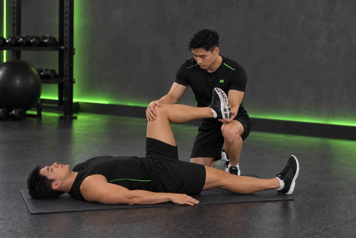 Giãn cơ mông nằm ngửa (Kết thúc)