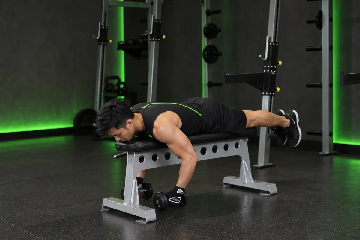 Lying Rear Delt Raise (End)