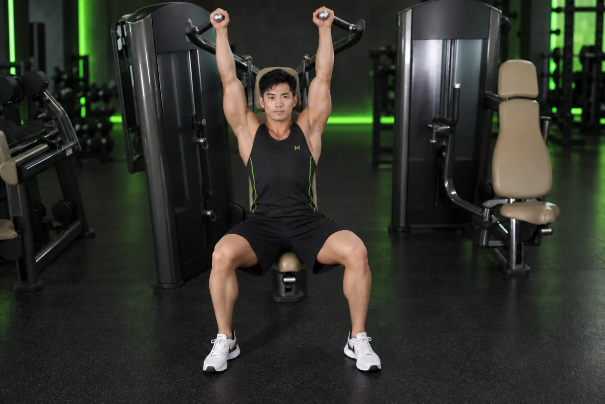 Đẩy vai (military) trên máy (Kết thúc)