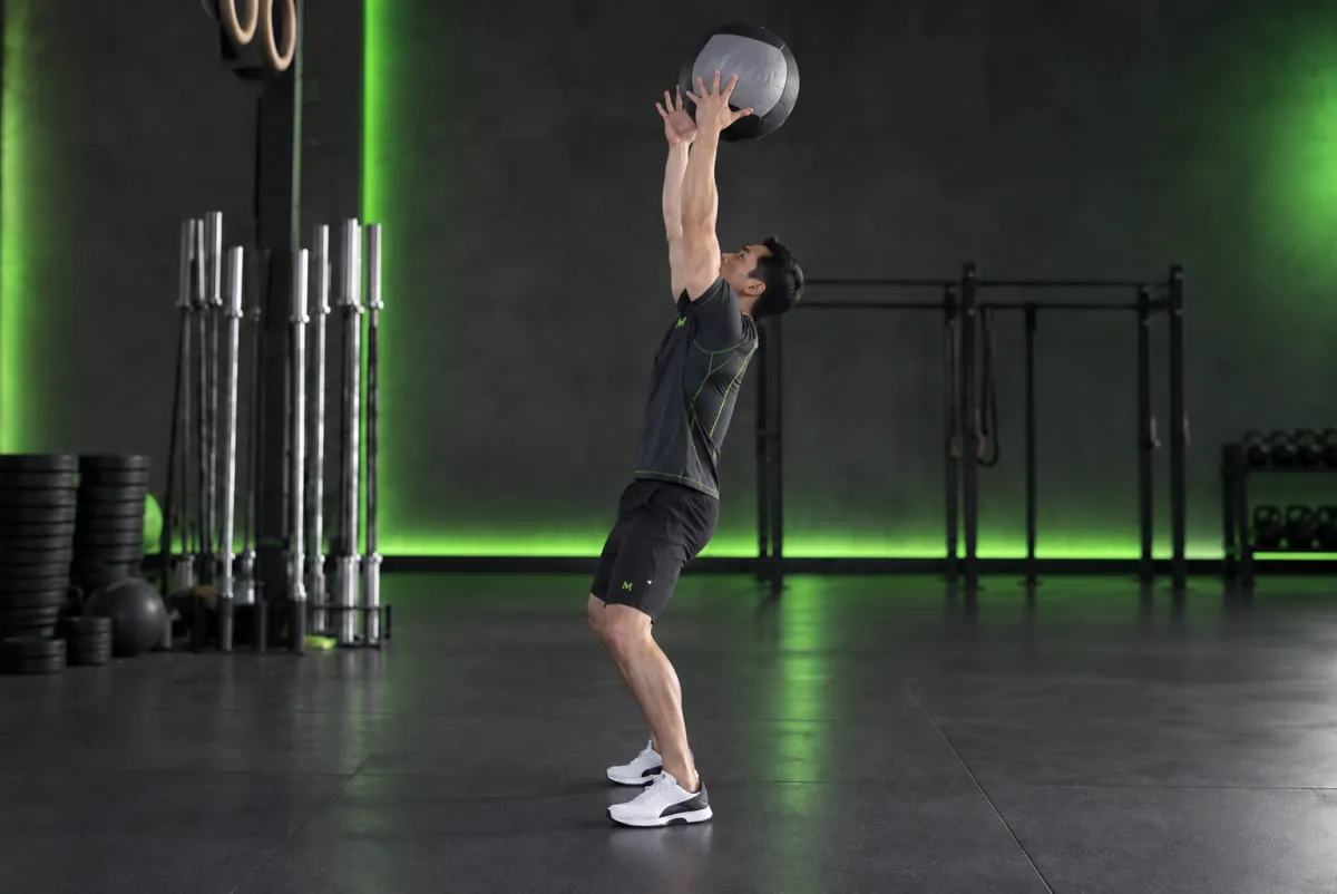 Medicine Ball Scoop Throw (End)
