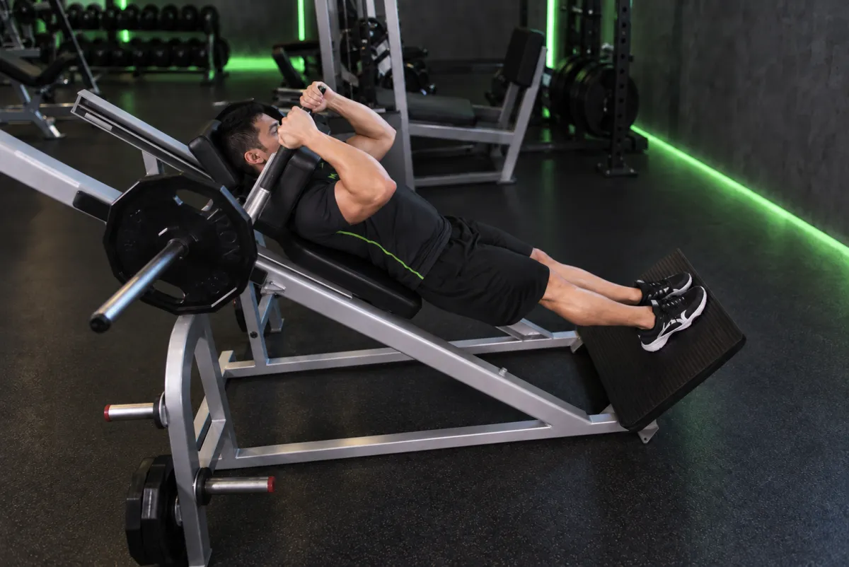 Narrow Stance Hack Squats (End)