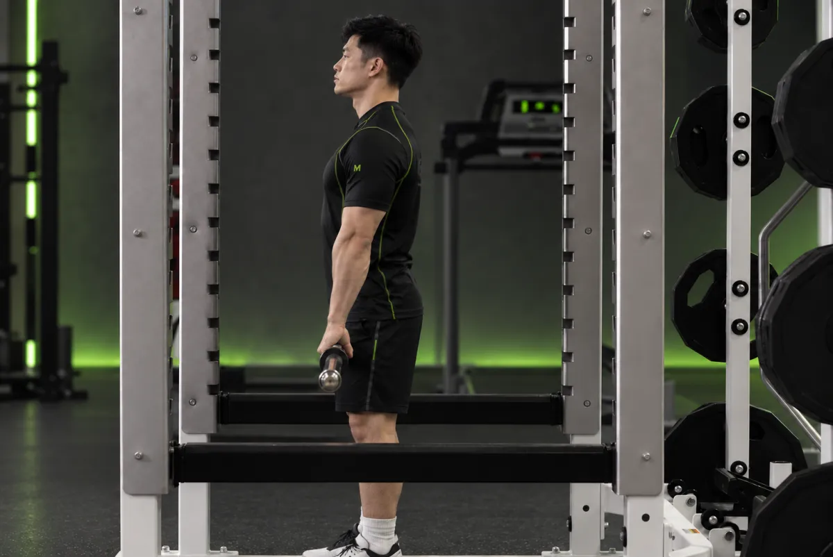 Rack pull (kéo tạ từ giá) (Kết thúc)