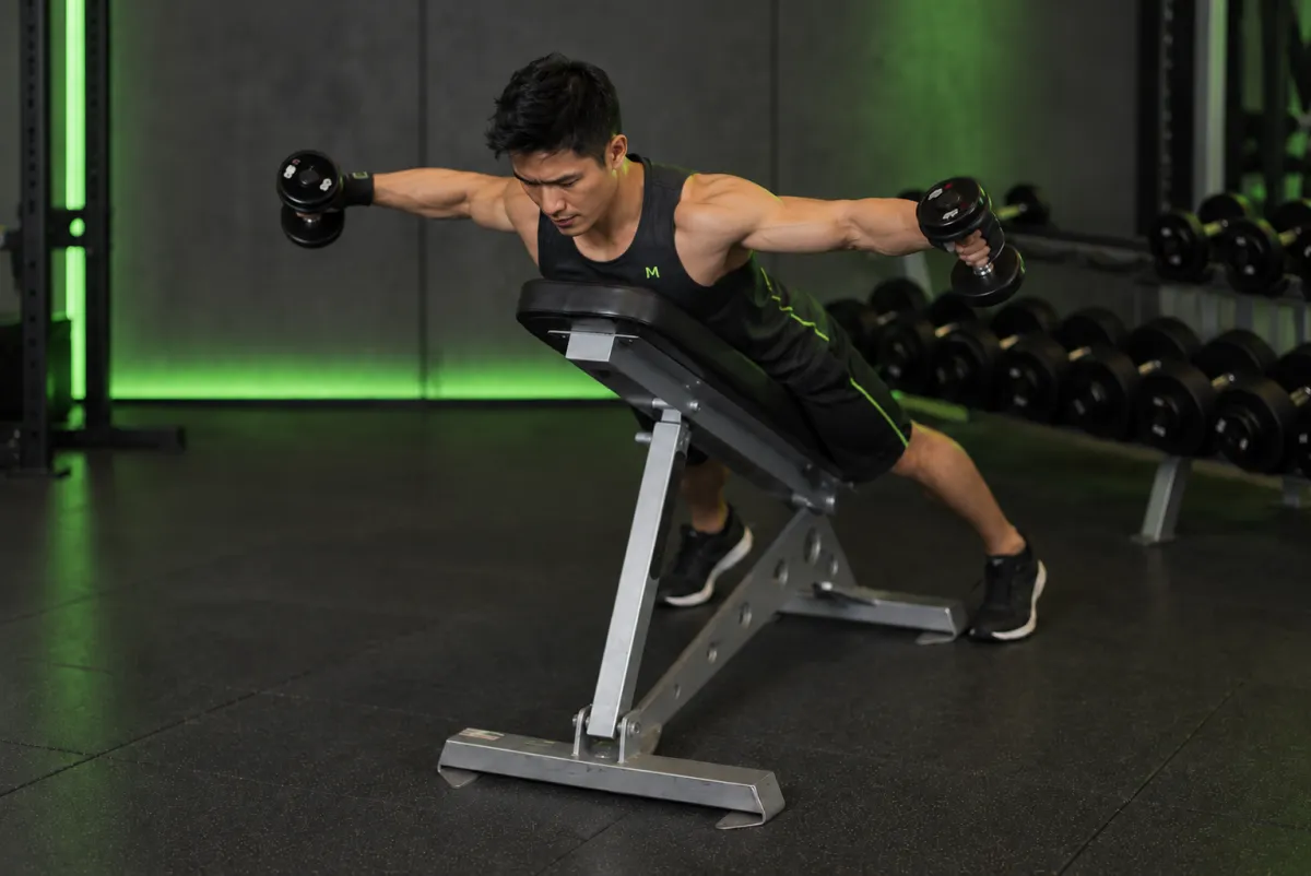 Reverse Flyes With External Rotation (End)