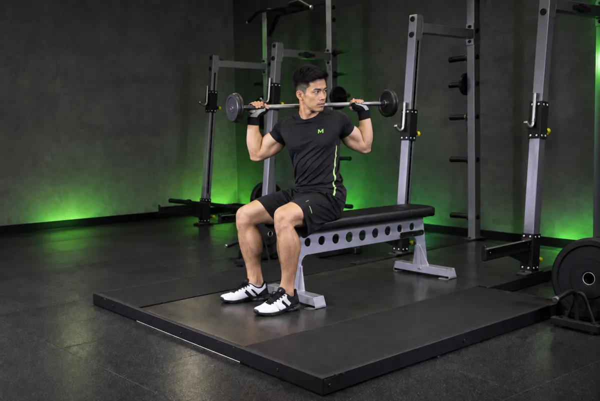 Xoay người ngồi với tạ đòn (Kết thúc)
