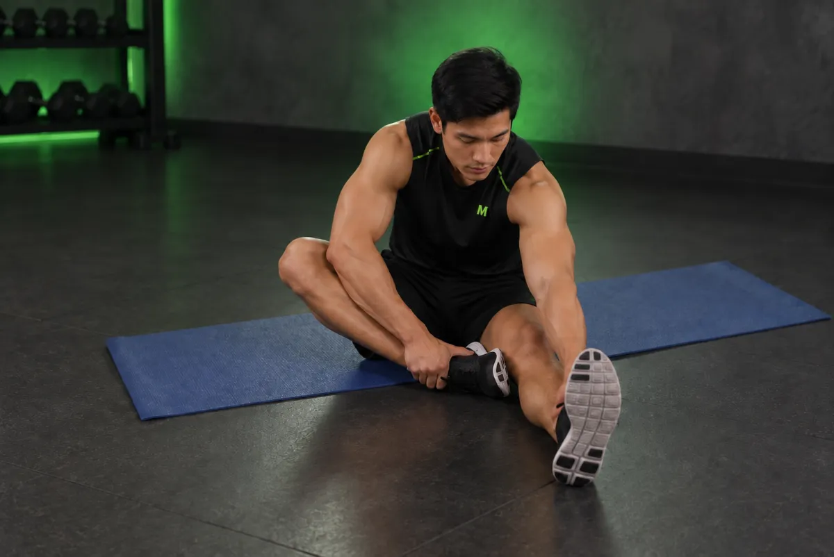 Seated Floor Hamstring Stretch (End)
