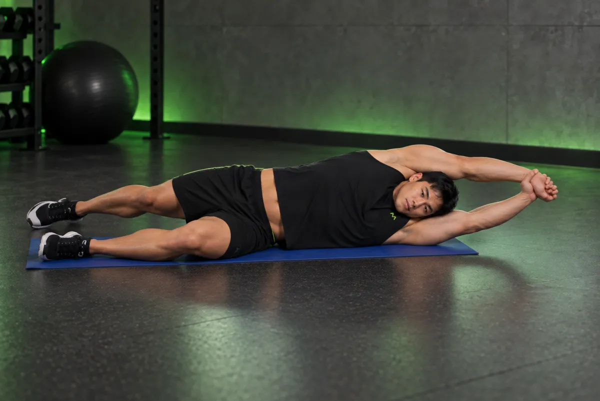Side-Lying Floor Stretch (End)