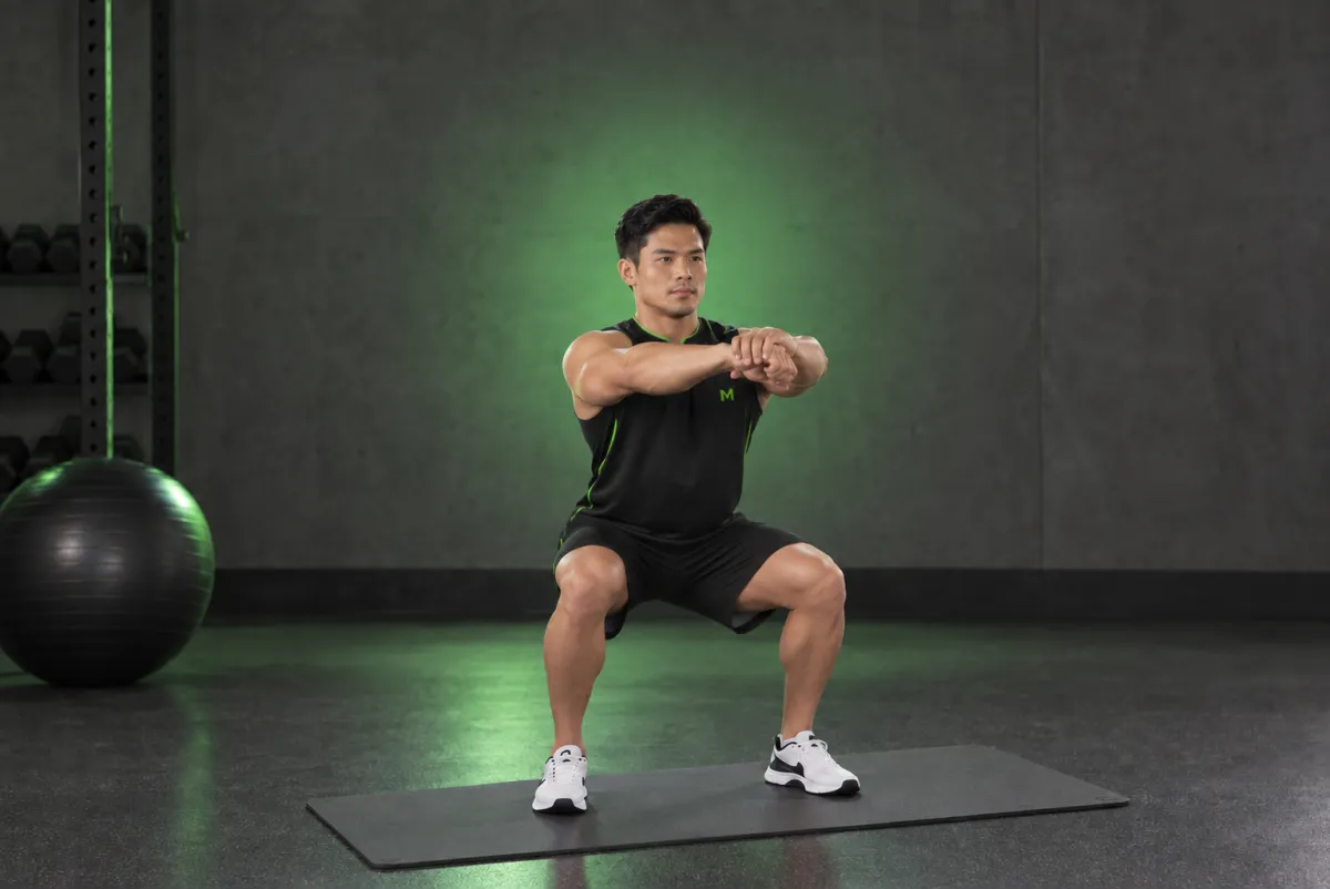 Squat ngồi giữ (sit squat) (Kết thúc)