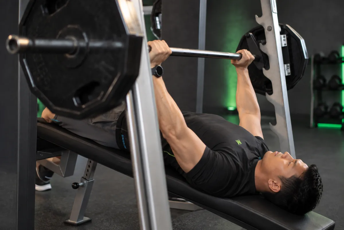 Smith Machine Decline Press (End)
