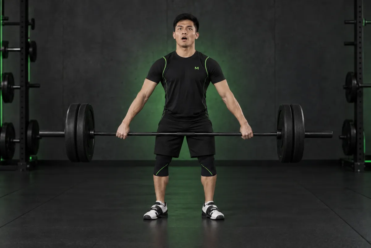 Deadlift nắm snatch (Kết thúc)