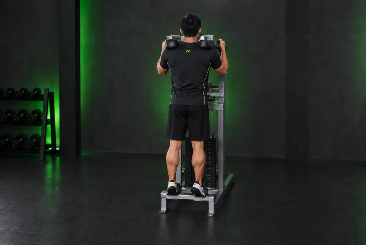 Nhón bắp chân đứng bằng máy (Kết thúc)
