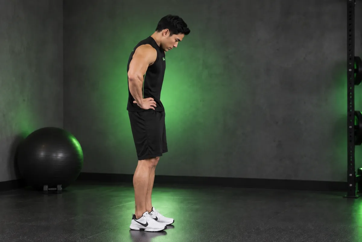 Nghiêng khung chậu đứng (pelvic tilt) (Kết thúc)