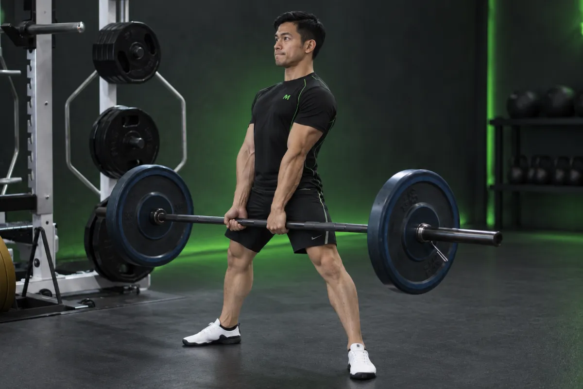 Sumo deadlift (Kết thúc)