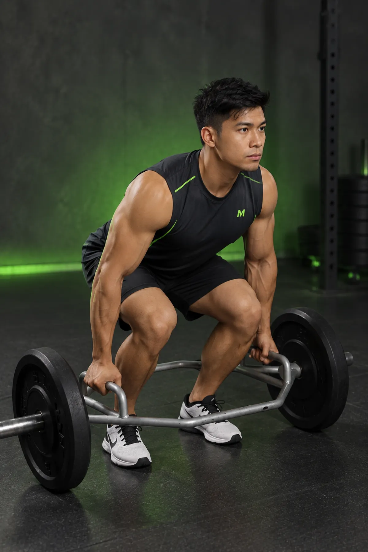 Deadlift với thanh trap bar (hex bar) (Bắt đầu)