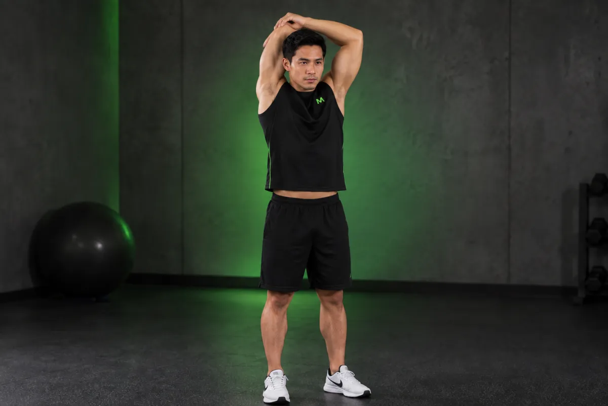 Giãn cơ tam đầu (triceps stretch) (Kết thúc)