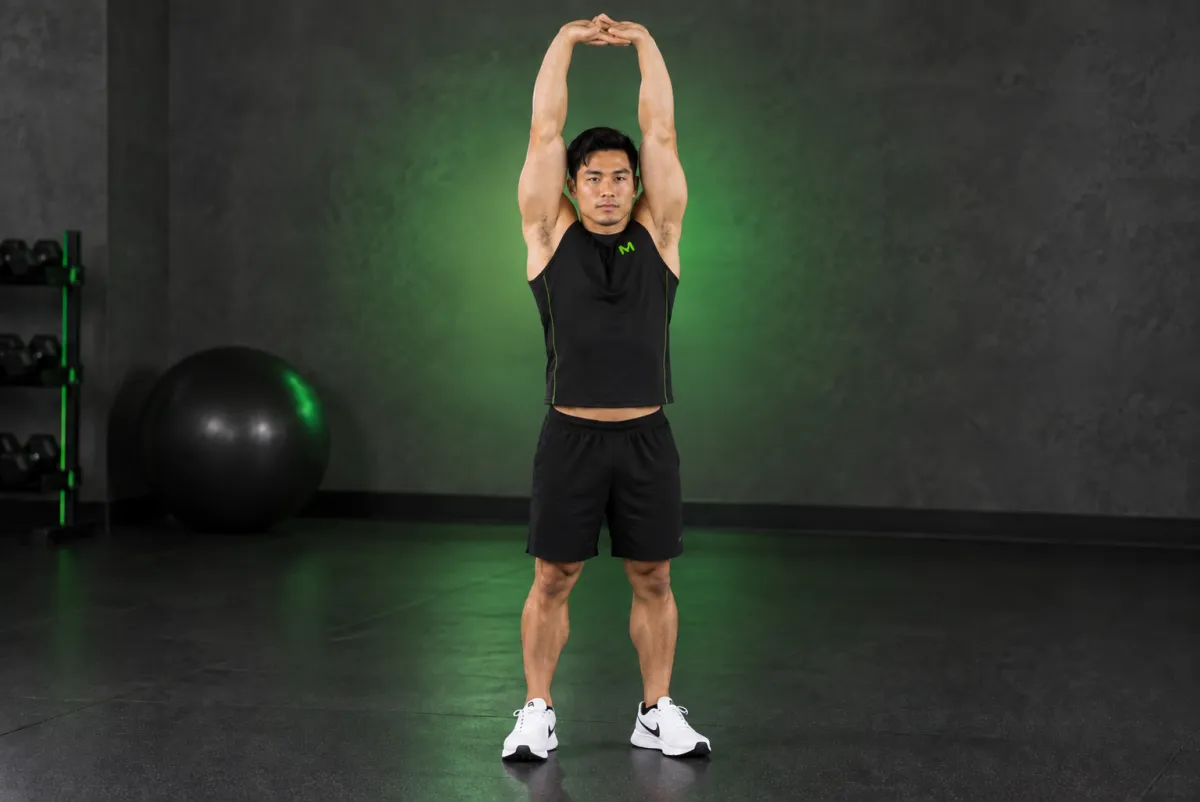 Giãn cơ vươn tay lên cao (Kết thúc)