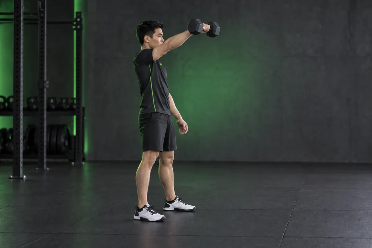 Vung tạ đơn thẳng đứng (vertical swing) (Kết thúc)