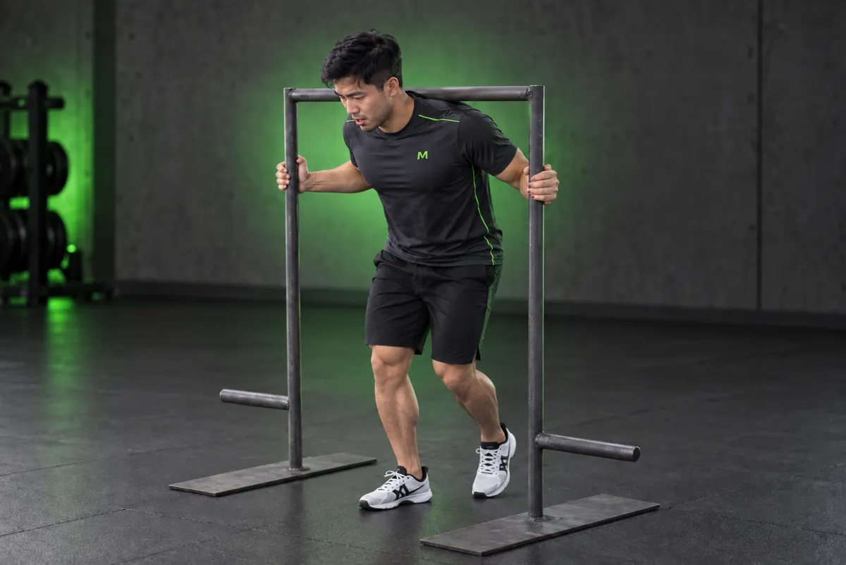 Yoke walk (vác khung tạ) (Kết thúc)